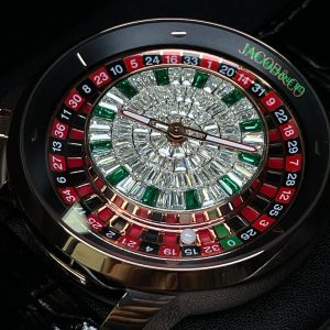 Jacob & Co. Casino Tourbillon Rose Gold Baguette
