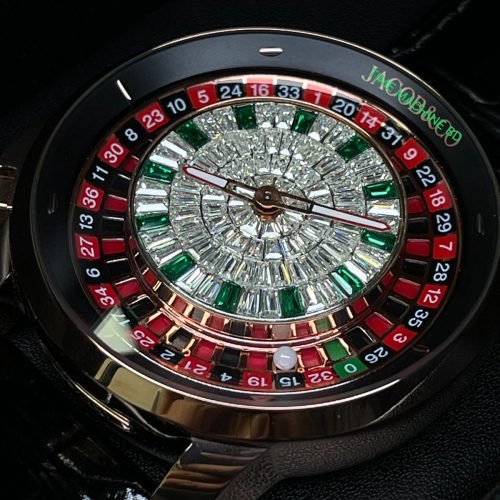 Jacob & Co. Casino Tourbillon Rose Gold Baguette