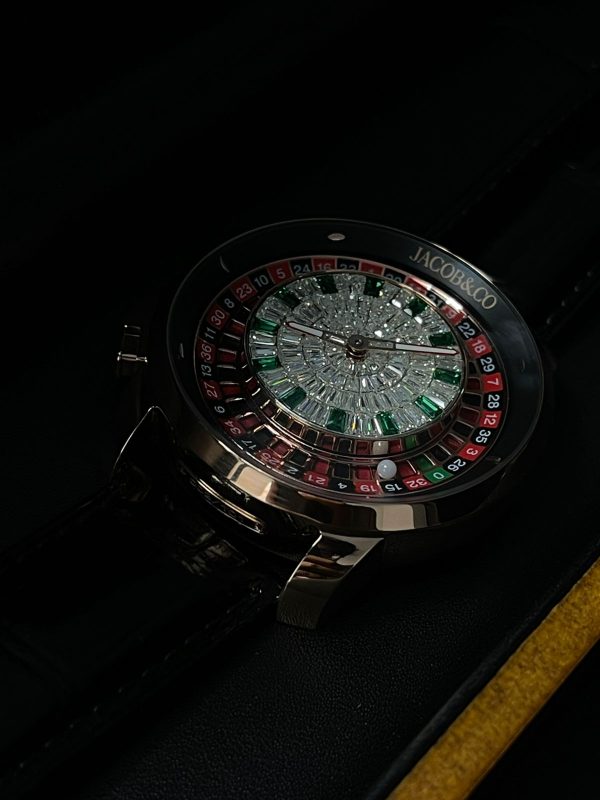 Jacob & Co. Casino Tourbillon Rose Gold Baguette