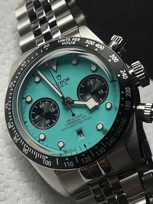 Tudor Black Bay Chrono Flamingo Blue swiss grade