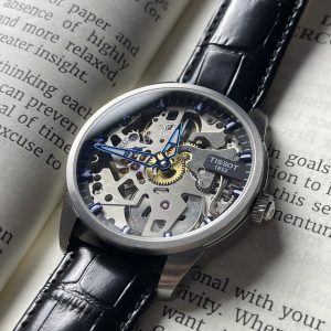 Tissot T-Complication Squelette mechanical men's watch, model number T070.405.16.411.00 Swiss Grade