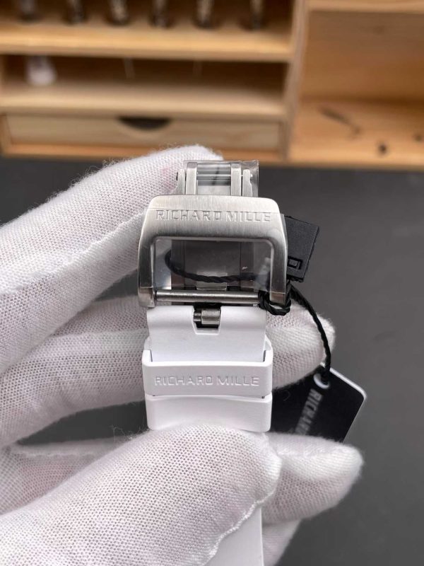 mmexport1763752846748 Richard Mille RM 38-02 Tourbillon Bubba Watson watch with a white Swiss Grade