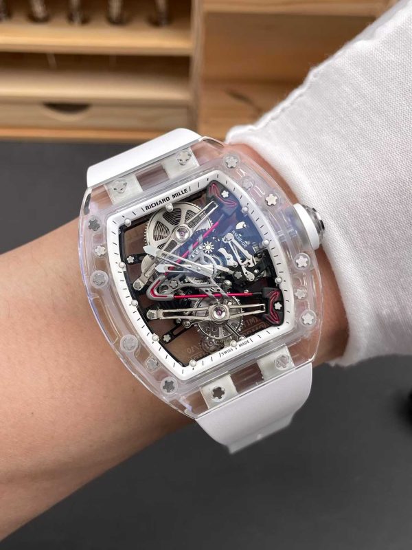 mmexport1763752849828 Richard Mille RM 38-02 Tourbillon Bubba Watson watch with a white Swiss Grade