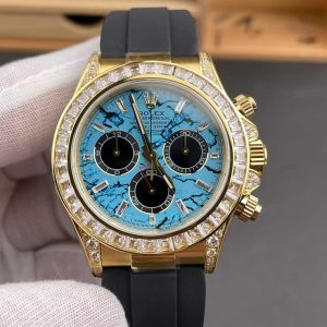 Rolex Daytona Turquoise Dial Stone Swiss Grade