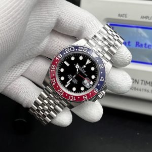 Rolex GMT-Master II reference 126710BLRO "Pepsi" with a Jubilee bracelet swiss grade