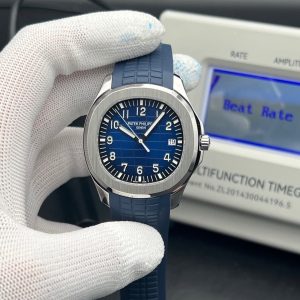 Patek Philippe Aquanaut reference 5168G-001 in  night blue embossed dial and a midnight blue composite strap swiss 1:1 grade