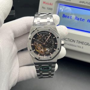 Audemars Piguet Royal Oak Double Balance Wheel Openworked, reference 15407ST.OO.1220ST.01 Swiss 1:1 Grade