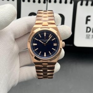 Vacheron Constantin Overseas Automatic 41mm in rose gold with a blue dial, model 4500V/110R-B705 Swiss 1:1 Grade