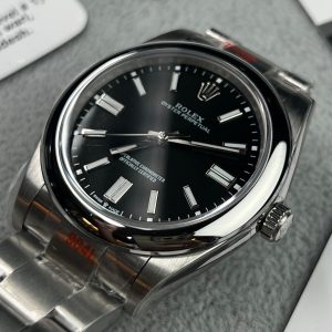 Rolex Oyster Perpetual black dial Master Grade