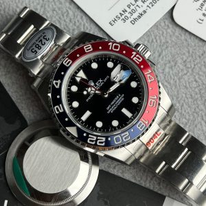 Rolex  GMT-Master II,  "Pepsi" red and blue bezel Master Grade