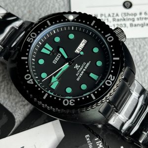 Seiko Prospex "Turtle Night Vision" Black Series watch (model SRPK43K1) 1:1 Grade
