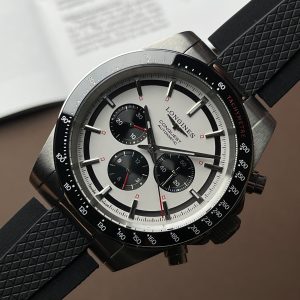 Longines Conquest Chronograph white matte dial Euro Grade