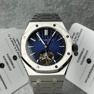 Audemars Piguet Royal Oak Selfwinding Flying Tourbillon textured blue dial Master Grade
